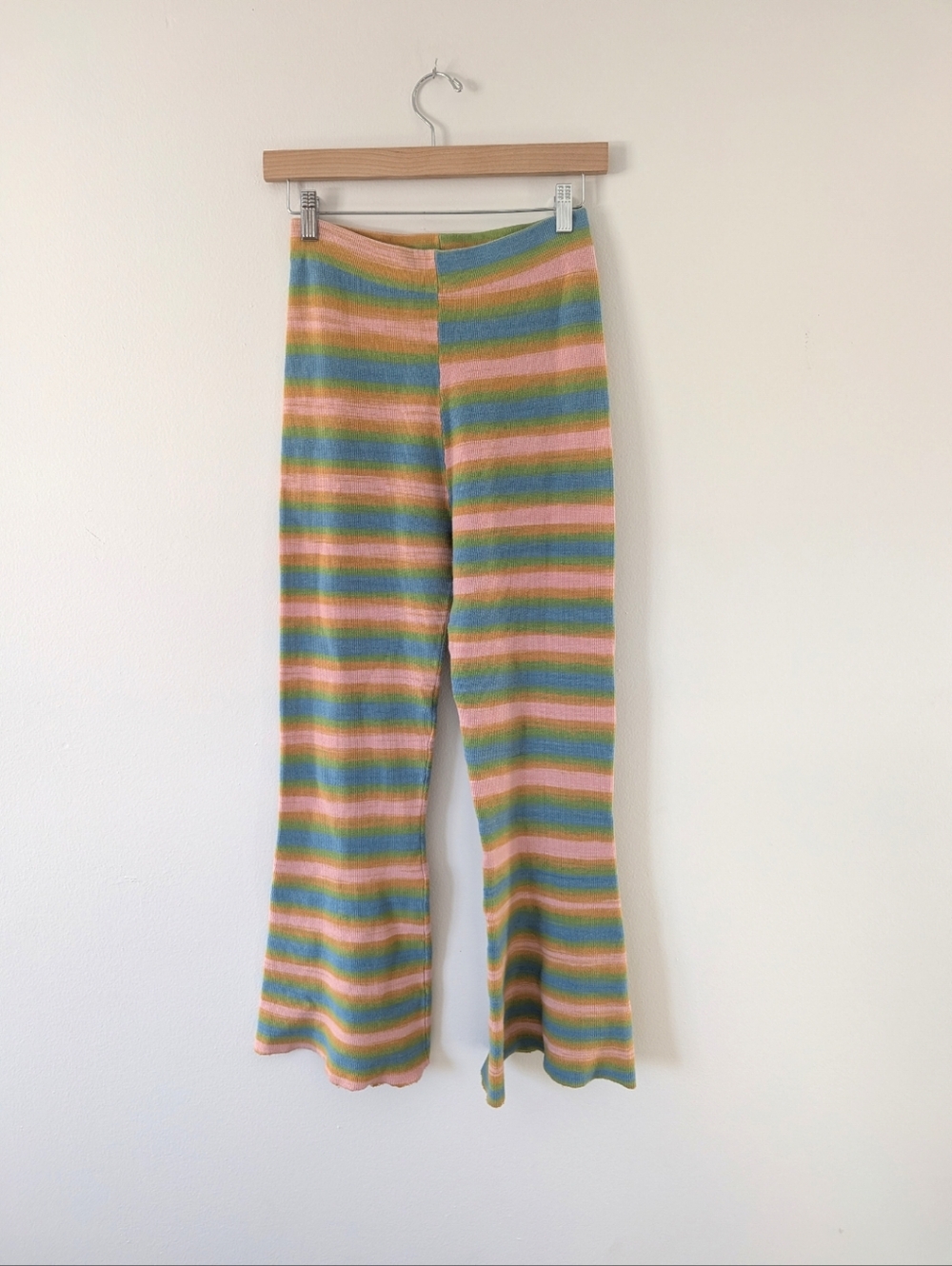 NEW! Free People Esme Striped Cardigan Maxi Sweater Pants Set - Picture 9 of 15